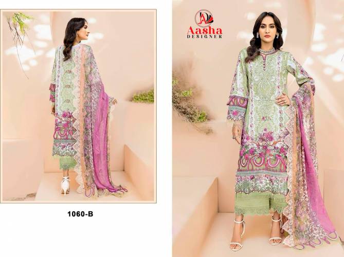 Needle Wonder Vol 5 By Aasha Designer Cotton Pakistani Suits Wholesale Clothing Suppliers In India